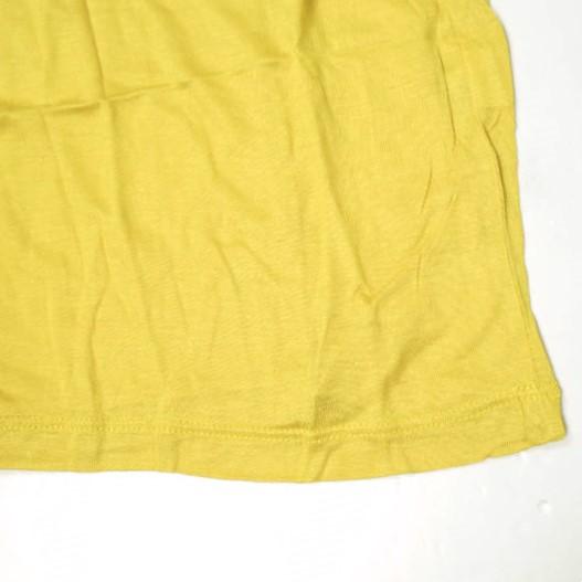 baserange bamboo Tシャツ レギュラーフィットイエロー サイズS baserange bamboo Tシャツ レギュラーフィットイエロー サイズS