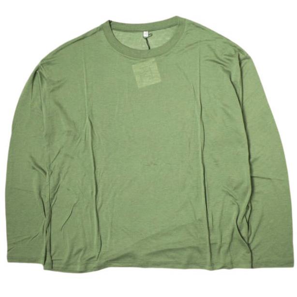 新品 BASERANGE ベースレンジ LOOSE LONG SLEEVE TEE ルーズ