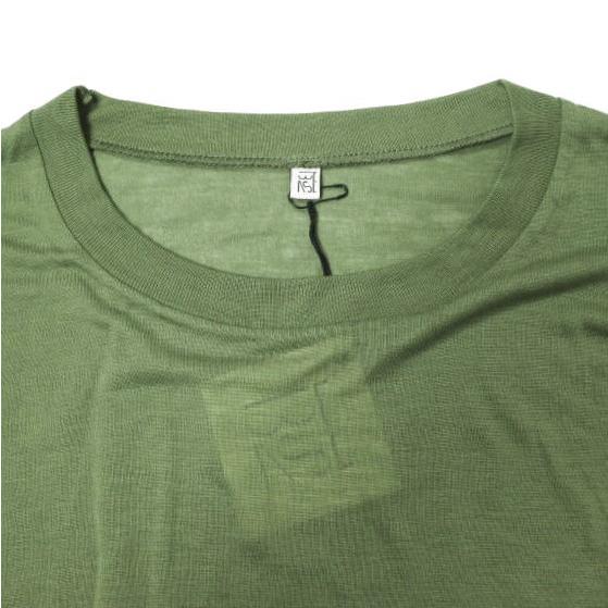 新品 BASERANGE ベースレンジ LOOSE LONG SLEEVE TEE ルーズロングスリーブTシャツ XS APACHE GREEN バンブー カットソー トップス g19731 |  | 05