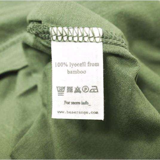 新品 BASERANGE ベースレンジ LOOSE LONG SLEEVE TEE ルーズロングスリーブTシャツ XS APACHE GREEN バンブー カットソー トップス g19731 |  | 08