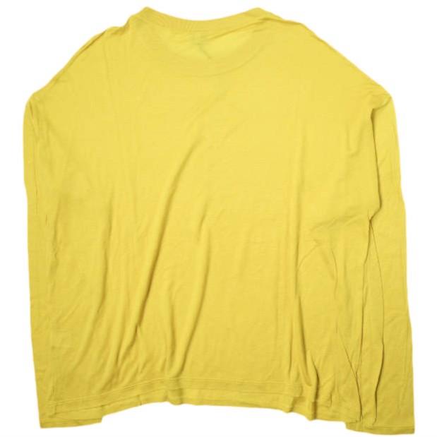 新品 BASERANGE ベースレンジ LOOSE LONG SLEEVE TEE ルーズロングスリーブTシャツ XS CAFA YELLOW 長袖 バンブー カットソー g19734 |  | 01