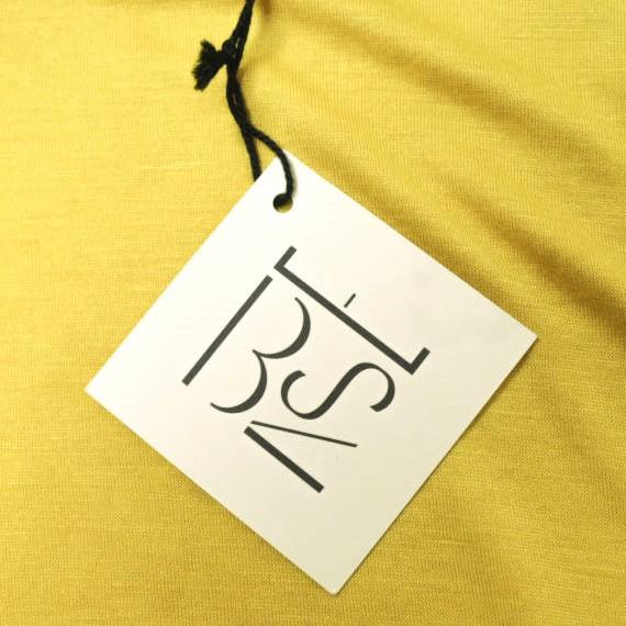 baserange bamboo Tシャツ レギュラーフィットイエロー サイズS Bamboo Tees | Basics in Natural and Recycled Fibers | Baserange