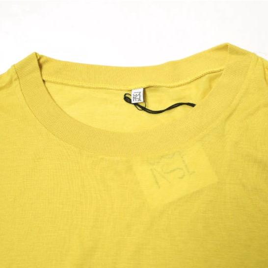 baserange bamboo Tシャツ レギュラーフィットイエロー サイズS baserange bamboo Tシャツ レギュラーフィットイエロー サイズS