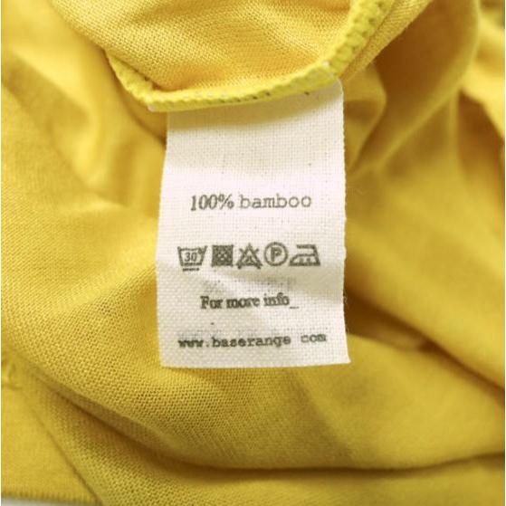 新品 BASERANGE ベースレンジ ポルトガル製 LOOSE TEE ルーズTシャツ XS CAFA YELLOW 半袖 バンブー カットソー トップス g19740 |  | 08