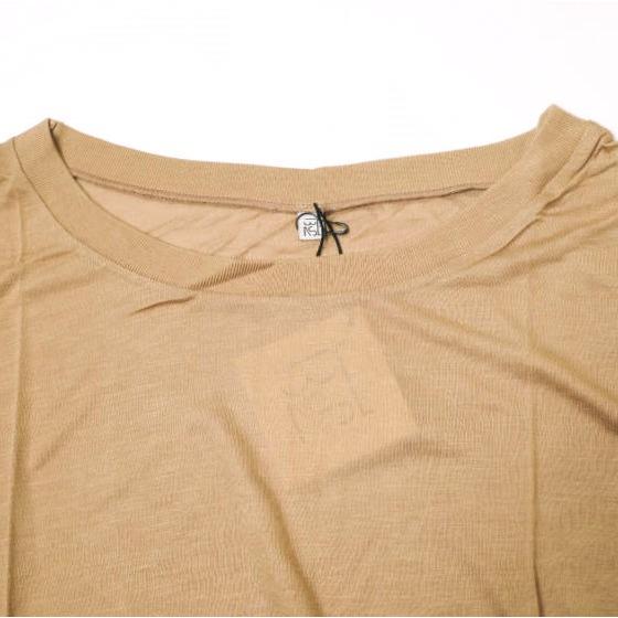 新品 BASERANGE ベースレンジ ポルトガル製 LOOSE TEE ルーズTシャツ XS AURAL 半袖 バンブー カットソー トップス g19742 |  | 05