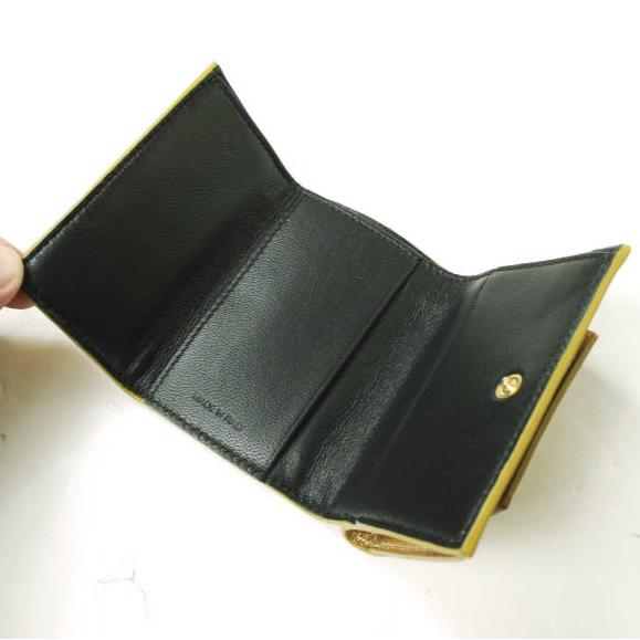 新品 MARNI マルニ イタリア製 TRIFOLD WALLET メタリック カウレザー 三つ折り財布 PFMO0056Y0 GOLD(Z511W) ミニウォレット g19757 |  | 05