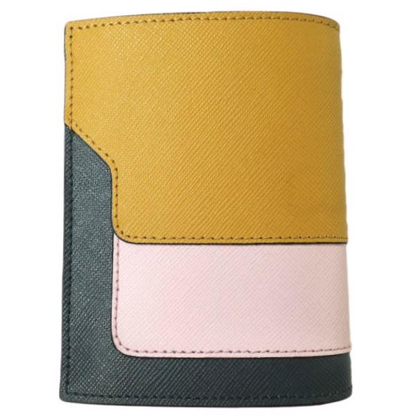 新品 MARNI マルニ BIFOLD WALLET/COIN PURSE サフィアーノレザー 二つ折り財布 PFMOQ14U13 PUMPKIN/CINDER ROSE/ORION BLUE ウォレット |  | 01
