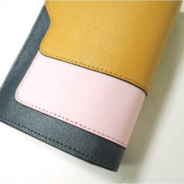 新品 MARNI マルニ BIFOLD WALLET/COIN PURSE サフィアーノレザー 二つ折り財布 PFMOQ14U13 PUMPKIN/CINDER ROSE/ORION BLUE ウォレット |  | 05