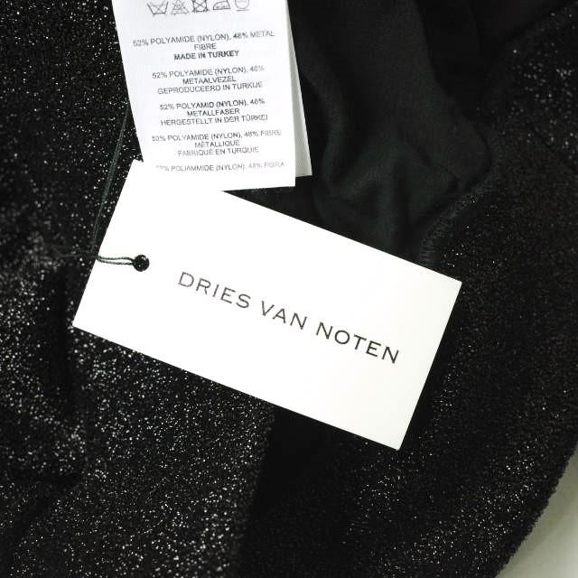 新品 DRIES VAN NOTEN ドリスヴァンノッテン 22AW HALTOS グリッタークルーネックスウェット 222-011117 S BLACK 定価77,000円 g19768 |  | 03