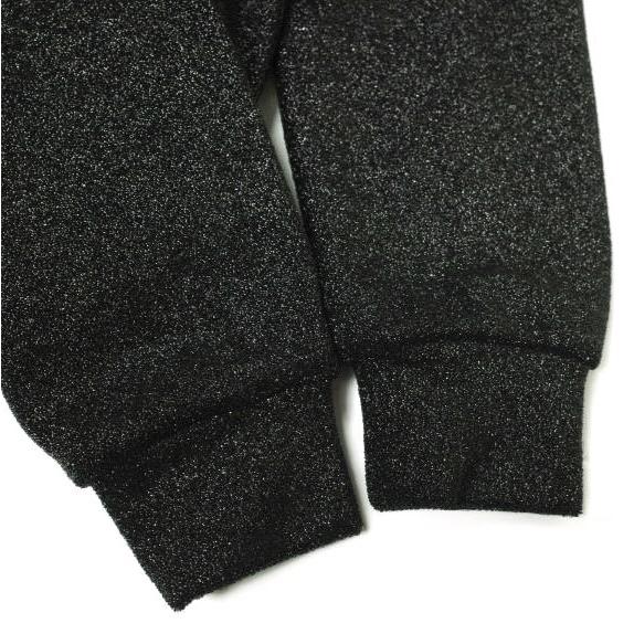 新品 DRIES VAN NOTEN ドリスヴァンノッテン 22AW HALTOS グリッタークルーネックスウェット 222-011117 S BLACK 定価77,000円 g19768 |  | 07