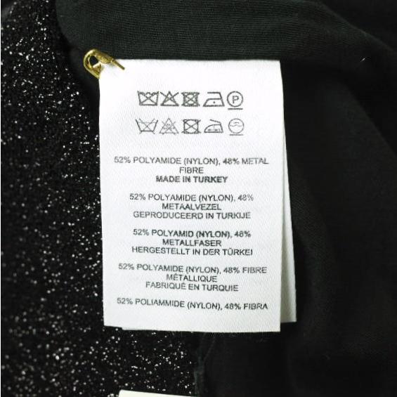 新品 DRIES VAN NOTEN ドリスヴァンノッテン 22AW HALTOS グリッタークルーネックスウェット 222-011117 S BLACK 定価77,000円 g19768 |  | 08