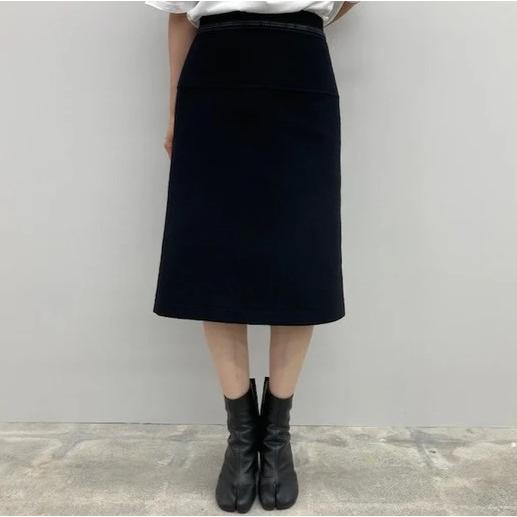 新品 tao COMME des GARCONS タオ コムデギャルソン 22AW 先染ウールエステルクロススカート TJ-S018 S BLACK Tricot 定価42,900円 |  | 02