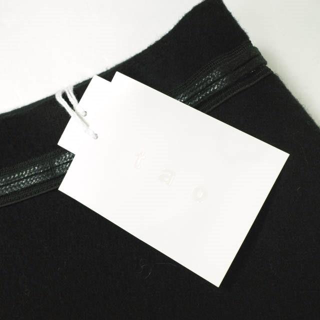 新品 tao COMME des GARCONS タオ コムデギャルソン 22AW 先染ウールエステルクロススカート TJ-S018 S BLACK Tricot 定価42,900円 |  | 03
