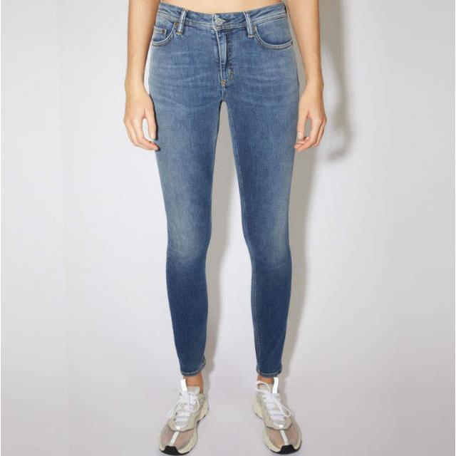 新品 Acne Studios アクネストゥディオズ 23SS イタリア製 Climb Mid Blue ミッドライズスキニーデニムパンツ A00028 26 ジーンズ g19794 |  | 02