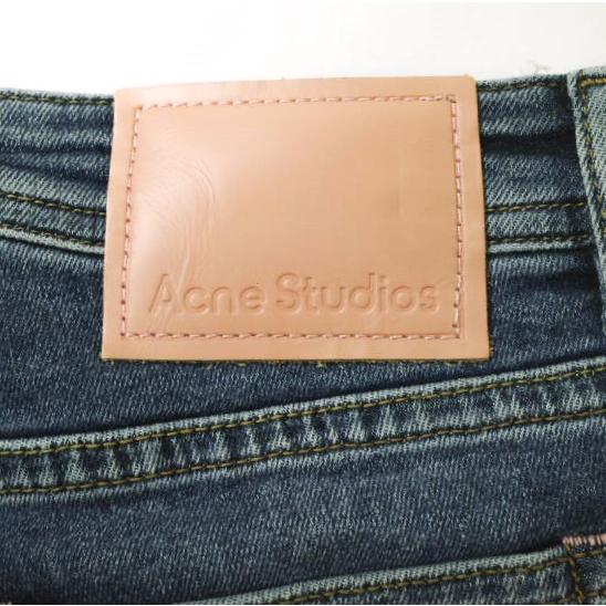 新品 Acne Studios アクネストゥディオズ 23SS イタリア製 Climb Mid Blue ミッドライズスキニーデニムパンツ A00028 26 ジーンズ g19794 |  | 08