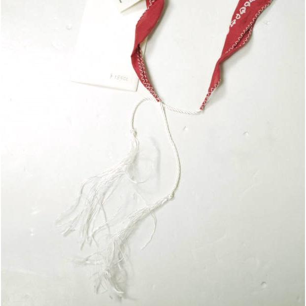 新品 Acne Studios アクネストゥディオズ 20SS VARANA ペイズリープリント コットンシルクポプリンスカーフ RED ストール g19802 |  | 08