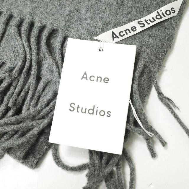 新品 Acne Studios アクネストゥディオズ イタリア製 Canada New フリンジウールマフラー グレー 大判サイズ ユニセックス g19803 |  | 03