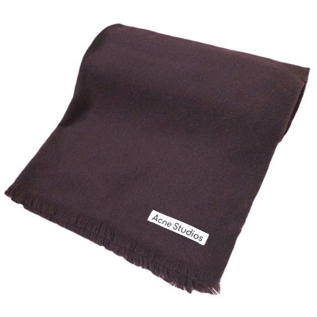 新品 Acne Studios アクネストゥディオズ イタリア製 WOOL SCARF ウールマフラー FN-UX-SCAR000165 オウバジーンパープル 大判 g19804 | 