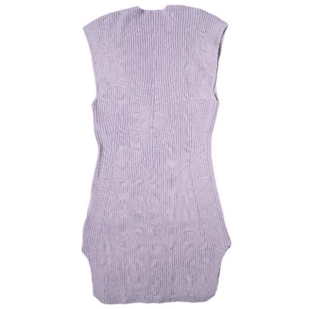 新品 Mame Kurogouchi マメクロゴウチ 22SS Washable Linen Knitted Vest ウォッシャブルリネンニットベスト MM22SS-KN021 1 PURPLE 新品 Mame Kurogouchi マメクロゴウチ 22SS Washable Linen Knitted