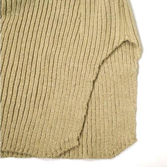 mame - Mame Kurogouchi マメクロゴウチ 22SS 日本製 Washable Linen Knitted Vest ウォッシャブルリネンニットベスト MM22SS-KN021 1 BROWN ジレ 定価31,900円 ノースリーブ トップス【新古品】【中古】【Mame Kurogouchi】 Mame Kurogouchi マメクロゴウチ 22SS 日本製 Washable Linen