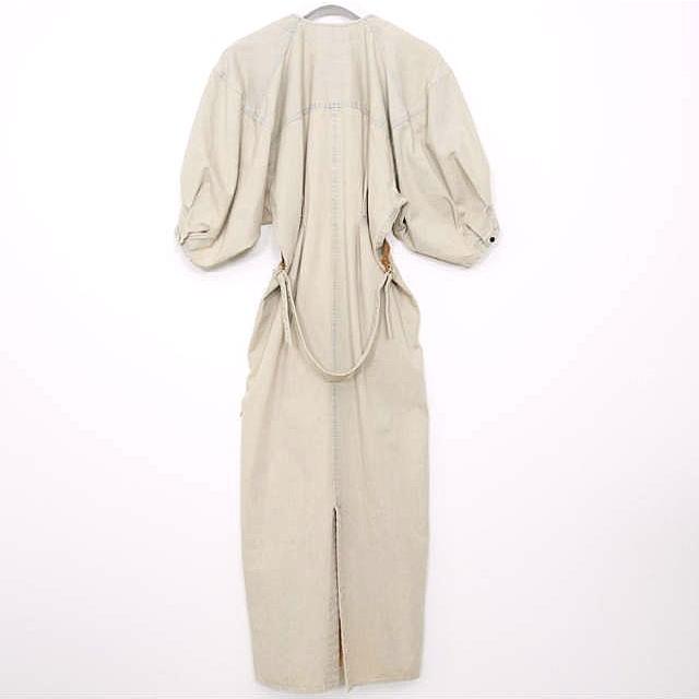 新品 PHOTOCOPIEU フォトコピュー 23AW 日本製 ASTRID - MIDI DRESS デニムロングワンピース 36 PINK BEIGE 定価82,500円 トップス g19829 |  | 01