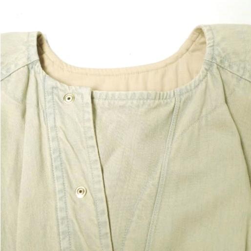 新品 PHOTOCOPIEU フォトコピュー 23AW 日本製 ASTRID - MIDI DRESS デニムロングワンピース 36 PINK BEIGE 定価82,500円 トップス g19829 |  | 04