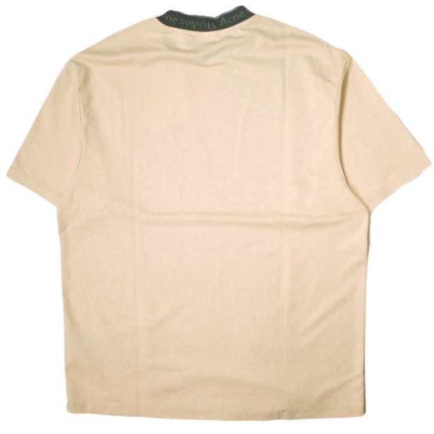 Acne Studios オーバーサイズTシャツ アイボリー 新品 Acne Studios アクネストゥディオズ EXTORR LOGO RIB T