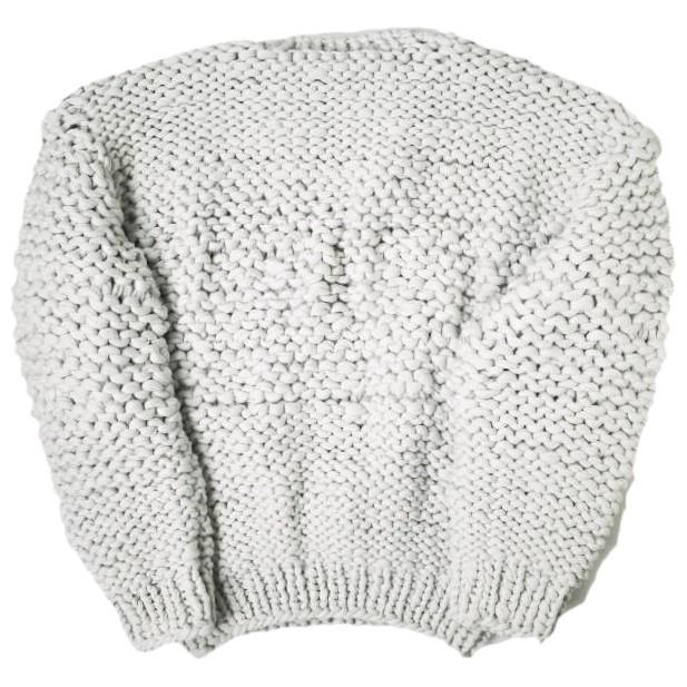 stein シュタイン 23AW 日本製 LILY YARN HAND KNIT LS リリヤーンハンドニット ST.716 S OFF GREY セーター 定価103,400円 トップス【新古品】【中古】【stein】 新品 stein シュタイン 23AW 日本製 LILY YARN HAND KNIT LS