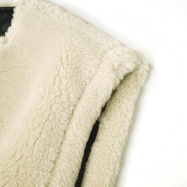 新品 stein シュタイン 23AW 日本製 WOOL FUR EXTRA SHORT VEST ウールファーエキストラショートベスト ST.631 S BEIGE ジレ ボア g19849 |  | 05