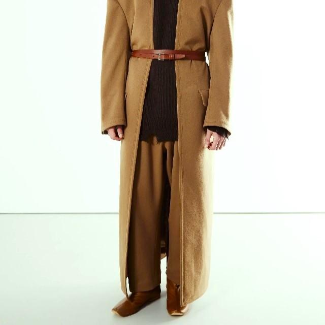 HED MAYNER ヘドメイナー 22AW イタリア製 WOOL 6 PLEAT PANTS ウール6プリーツパンツ HM00P58 XS CAMEL 定価106,700円 スラックス トラウザーズ ボトムス【新古品】【中古】【HED MAYNER】 新品 HED MAYNER ヘドメイナー 22AW WOOL 6 PLEAT PANTS ウール6