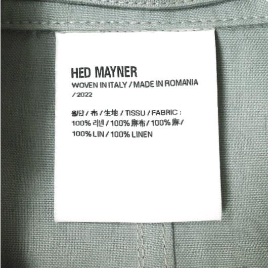 新品 HED MAYNER ヘドメイナー 22SS SINGLE BREASTED JACKET