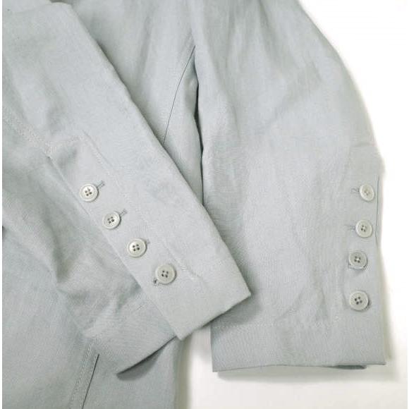 HED MAYNER ヘドメイナー 22SS SINGLE BREASTED JACKET オーバーサイズ リネンシングルジャケット SS22_J23 XS SKY BLUE 定価168,300円 2B アウター【新古品】【中古】【HED MAYNER】 新品 HED MAYNER ヘドメイナー 22SS SINGLE BREASTED JACKET オーバー