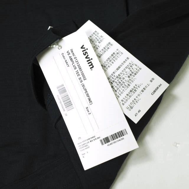 新品 visvim ビズビム 21AW VS AMPLUS TEE S/S (SUPERFINE) ウールポケットTシャツ 0121308010002 2 NAVY ヴィズヴィム SPORT g19864 |  | 03