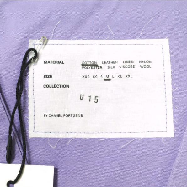 新品 CAMIEL FORTGENS カミエル フォートヘンス 23SS ZIP VEST TWILL コットンツイル ジップベスト CF.15.05.01.01 M PURPLE ジレ g19872 |  | 04