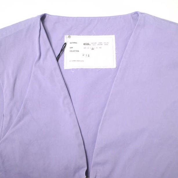 新品 CAMIEL FORTGENS カミエル フォートヘンス 23SS ZIP VEST TWILL コットンツイル ジップベスト CF.15.05.01.01 M PURPLE ジレ g19872 |  | 05