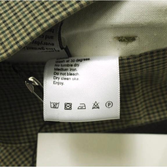 新品 CAMIEL FORTGENS カミエル フォートヘンス 22SS PLEATED SUIT PANTS SHORTS 2プリーツチェックショーツ S CHECK BROWN/GREEN パンツ |  | 07