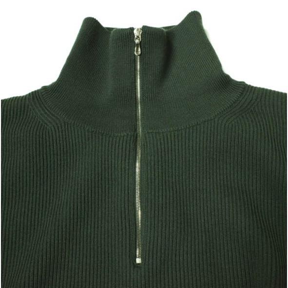 High Density High Neck Zip Knit グラフペーパー