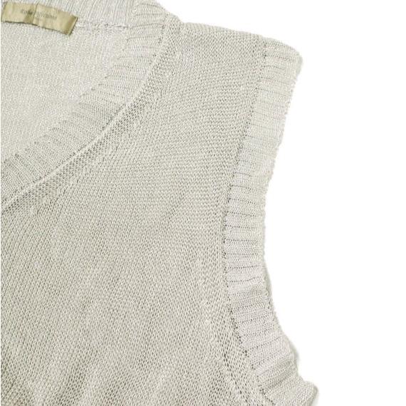 Robes＆Confections ローブスアンドコンフェクションズ 22SS Chain Lame Knit String Vest チェーンラメVネックニットベスト GRC-K03-901 |  | 05