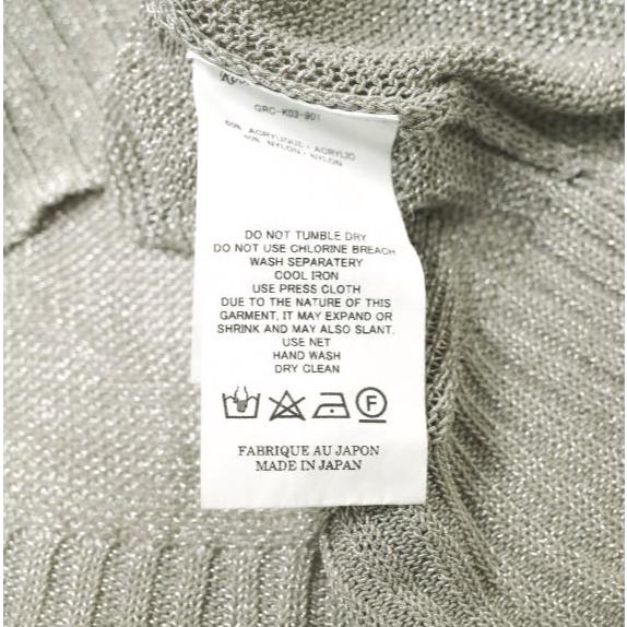 Robes＆Confections ローブスアンドコンフェクションズ 22SS Chain Lame Knit String Vest チェーンラメVネックニットベスト GRC-K03-901 |  | 07