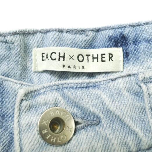 EACH×OTHER イーチアザー ニークラッシュ ブリーチテーパードデニムパンツ S15G16221 25 Indigo 5P ジーンズ ジップフライ ボトムス g19903 |  | 02