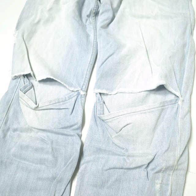 EACH×OTHER イーチアザー ニークラッシュ ブリーチテーパードデニムパンツ S15G16221 25 Indigo 5P ジーンズ ジップフライ ボトムス g19903 |  | 05