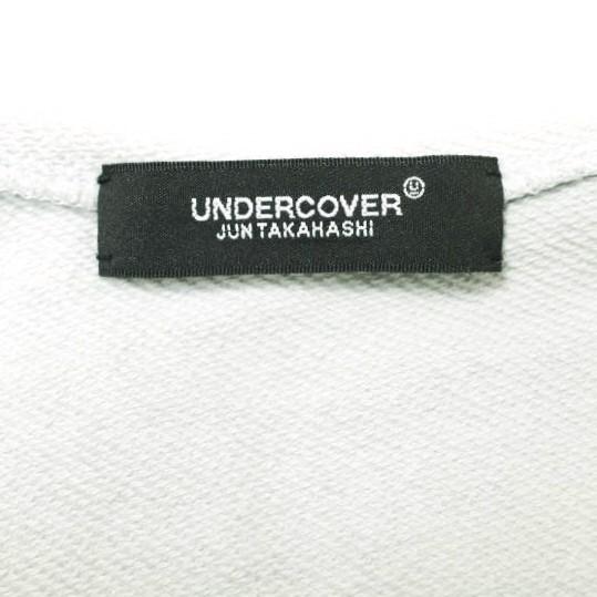 UNDERCOVER アンダーカバー 18SS 日本製 ヘリンボーンウラケ深Vネックプルオーバー UCU1804-1 1 グレー 七分袖 裏毛 スウェット g19913 |  | 02