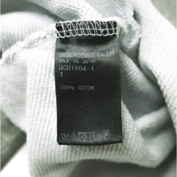 UNDERCOVER アンダーカバー 18SS 日本製 ヘリンボーンウラケ深Vネックプルオーバー UCU1804-1 1 グレー 七分袖 裏毛 スウェット g19913 |  | 07