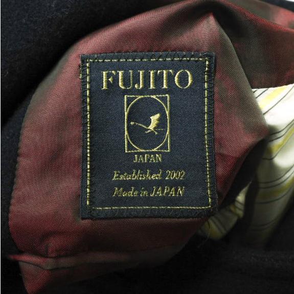 FUJITO フジト 日本製 ソフトメルトンウールチェスターコート S ネイビー アウター g19916 |  | 06