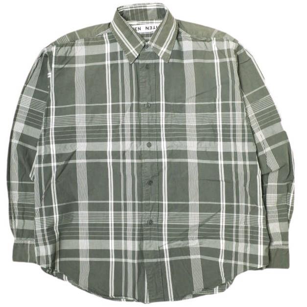 CITEN シテン 22AW STANDARD SHIRT スタンダードシャツ 4251-149-0001 L グレー 長袖 チェック ユナイテッドアローズ トップス g19922 | 