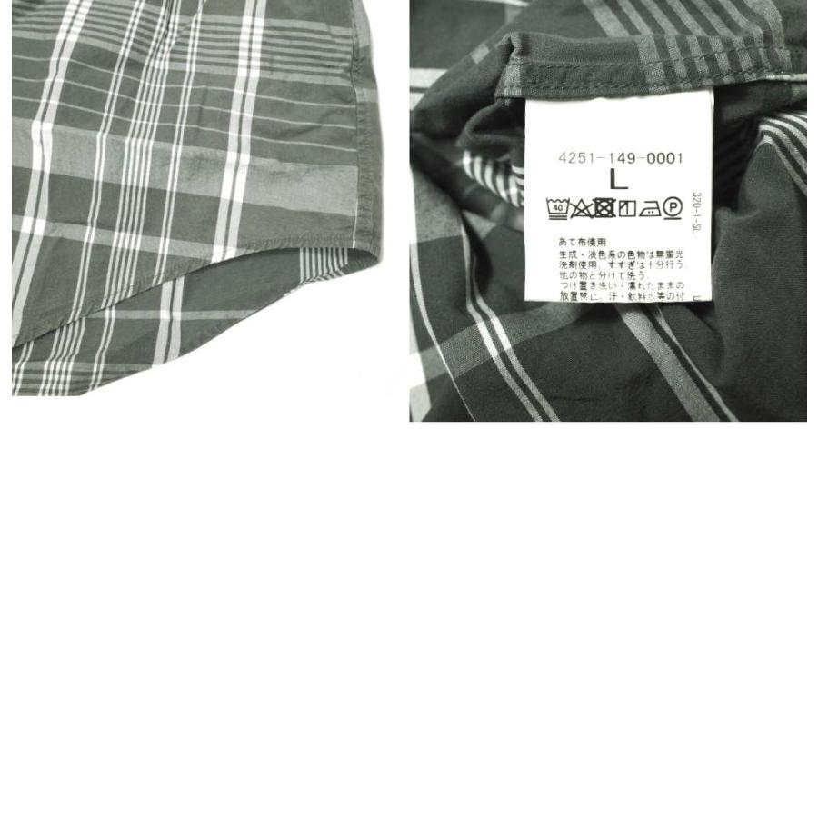 CITEN シテン 22AW STANDARD SHIRT スタンダードシャツ 4251-149-0001 L グレー 長袖 チェック ユナイテッドアローズ トップス g19922 |  | 09