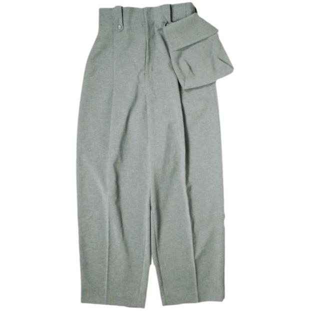 ADAM ET ROPE アダムエロペ 24SS サステナブル・撥水・UV・接触冷感 ポケットバックイージースラックス GAS04160 36 チャコール パンツ | 