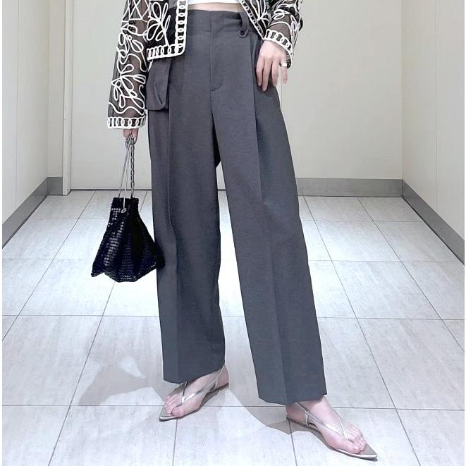 ADAM ET ROPE アダムエロペ 24SS サステナブル・撥水・UV・接触冷感 ポケットバックイージースラックス GAS04160 36 チャコール パンツ |  | 02