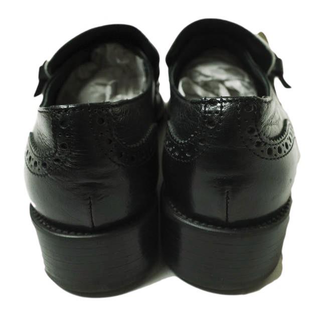 DIEGO BELLINI ディエゴベリーニ キルトタッセル ツートーン ウイングチップシューズ モンクストラップ D4364 37(23.5cm) BLACK/WHITE |  | 03