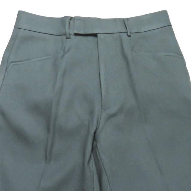 新品 bukht ブフト 19AW NEW CLASSIC TROUSERS HIGH DENSITY POLYESTER TWILL BV-95803 1(S) GREEN スタプレパンツ スラックス ☆☆g1995 |  | 02